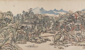 Wangchuan Villa, daterad 1711.