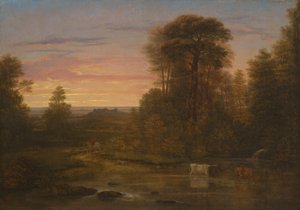 A Landscape after Sunset, ca 1819 (olja på duk)