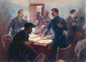 Oktoberrevolutionens ledare av Wassili Semjonowitsch Swarog