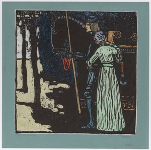 Farväl (stor version) (andra utgåvan) av Wassily Kandinsky