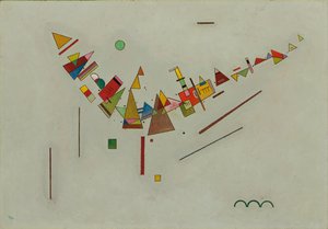 vinkelgunga; Winkelschwung av Wassily Kandinsky