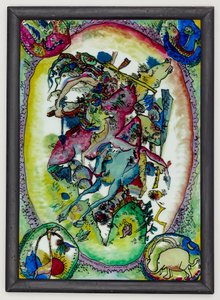 Apokalyptiska ryttare II av Wassily Kandinsky