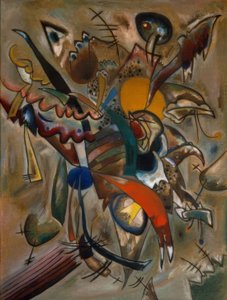 Bild med spets (komposition nr.234) av Wassily Kandinsky