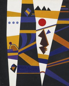Bindande av Kandinsky, Wassily Vasilyevich (1866-1944). Olja på duk, storlek: 70x60 av Wassily Kandinsky