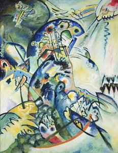 Blå kam, 1917 av Wassily Kandinsky
