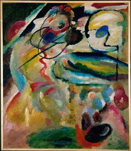 Komposition (olja på duk) av Wassily Kandinsky