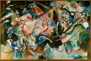 Composition Number 6 (olja på duk) av Wassily Kandinsky
