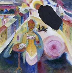 Dam i Moskva av Wassily Kandinsky