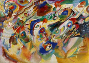 Utkast 2 för komposition VII av Wassily Kandinsky
