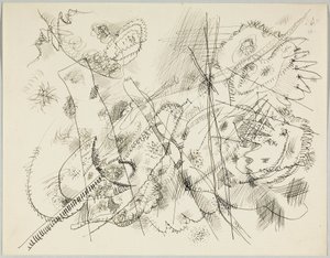 Utkast till etsning av Wassily Kandinsky