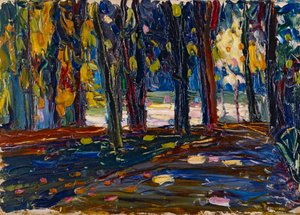 I parken St. Cloud - höst II av Wassily Kandinsky