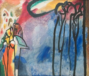 Improvisation 19 av Wassily Kandinsky