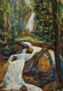 Kochel - Vattenfall I av Wassily Kandinsky