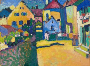 Murnau - Gröna gränden av Wassily Kandinsky