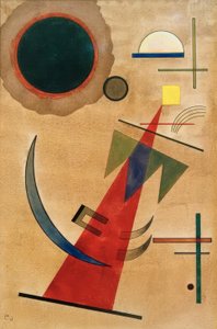 Spetsiga röda av Wassily Kandinsky