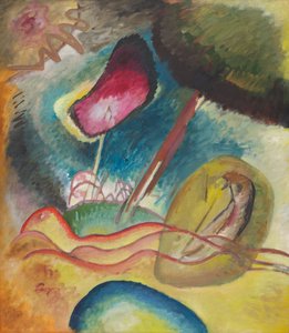 Röd fläck (nattlig) av Wassily Kandinsky