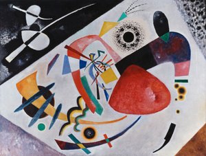 Röd fläck II av Wassily Kandinsky