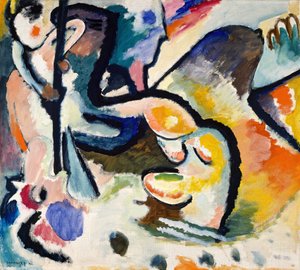 Sankt Georg III, 1911. av Wassily Kandinsky