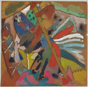 S:t Georg II av Wassily Kandinsky