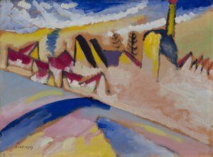 Studie till ”Vinter II” av Wassily Kandinsky