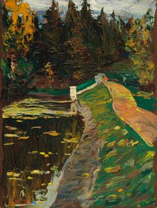 Studie till ”Sluss” av Wassily Kandinsky