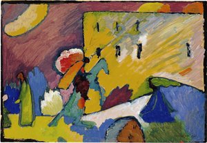 Studie för improvisation 3, 1909 av Wassily Kandinsky