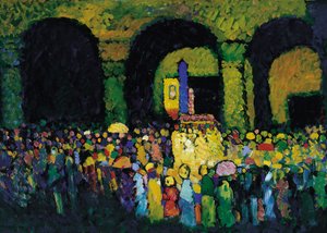 Ludwigskirche i München, 1908 av Wassily Kandinsky