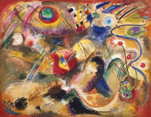 Bild utan namn (syndafloden) av Wassily Kandinsky