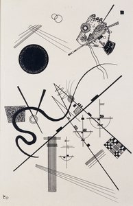 Namnlös (ritning 4); Namnlös (Dessin 4) av Wassily Kandinsky