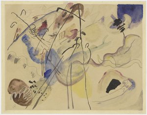 Utan titel (Improvisation) av Wassily Kandinsky