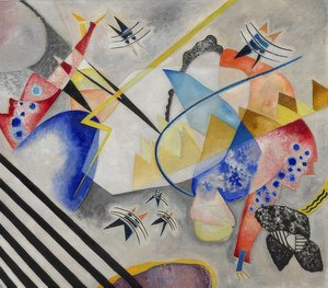 Vit mitt. 1921 av Wassily Kandinsky