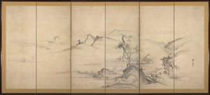 Åtta vyer över floderna Xiao och Xiang, 1700-talet.