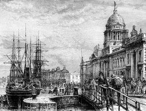 Dublin, Irland, 1800-talet.