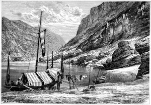 Övre Yangtse-Kiang, Kina, 1895.