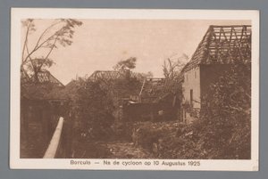 Borculo -- Efter cyklonen den 10 augusti 1925