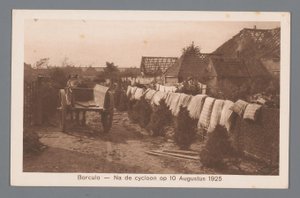 Borculo -- Efter cyklonen den 10 augusti 1925