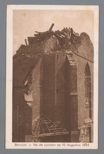 Borculo -- Efter cyklonen den 10 augusti 1925