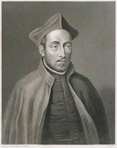 Ignatius de Loyola, graverad av W. Holl, från World Religion, utgiven av A. Fullarton & Co. av Weirix