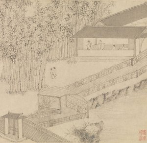 Den oduglige administratörens trädgård, 1551. av Wen Zhengming