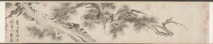 Gammal tall, sent 1530-tal. av Wen Zhengming
