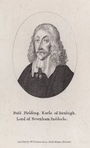 Basil Feilding, 2nd Earl of Denbigh, engelsk diplomat, politiker och paliamentarisk soldat i inbördeskriget (gravyr)