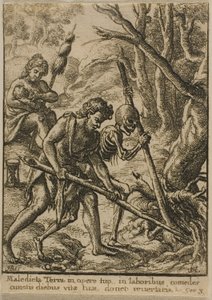 Adam plöjer av Wenceslaus Hollar