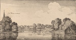 Albury, 1645. av Wenceslaus Hollar