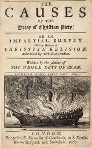 Allestree. Orsaker till den kristna fromhetens förfall. Tillstånd 1 av Wenceslaus Hollar