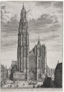 Antwerpens katedral, 1649. av Wenceslaus Hollar