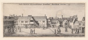 Arundels hus från söder, 1646, 1646. av Wenceslaus Hollar