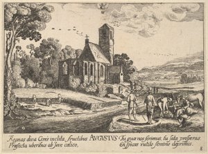 augusti, 1628-29. av Wenceslaus Hollar