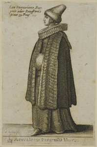 Bohemisk kvinna av god kvalitet av Wenceslaus Hollar