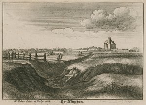 Vid Islington, New River Head av Wenceslaus Hollar