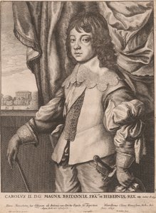 Karl II. D.G: Storbritannien Fra. och kungen av Irland, etc. av Wenceslaus Hollar